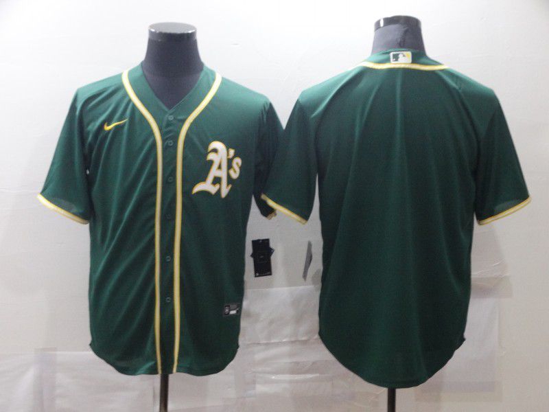 Men Oakland Athletics Blank Green Game Nike MLB Jerseys